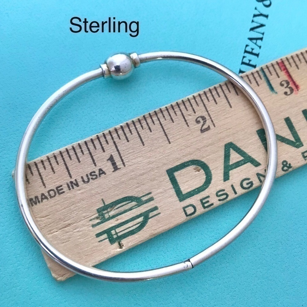 Vintage Classic Single Ball Hinged Screwball Style Bracelet